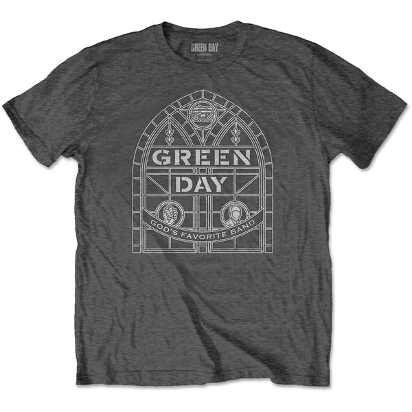 GREEN DAY Attractive T-Shirt, Stained Glass Arch