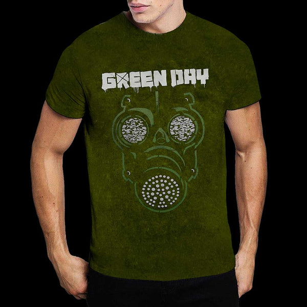 GREEN DAY Attractive T-Shirt, Gas Mask
