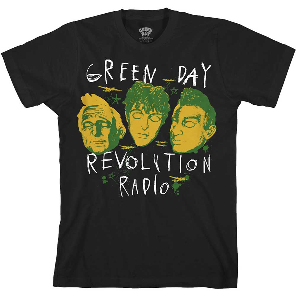 GREEN DAY Attractive T-Shirt, Scribble Mask