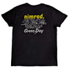 GREEN DAY Attractive T-Shirt, Nimrod Tracklist