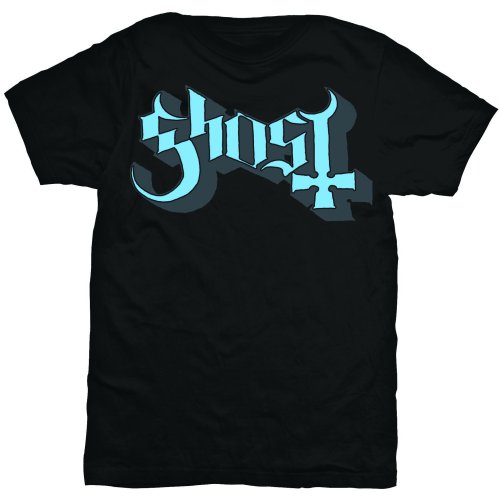 GHOST Attractive T-Shirt, Blue/grey Keyline Logo