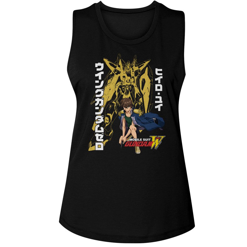 MOBILE SUIT GUNDAM Tank Top, Heero Yuy And Wing Zero