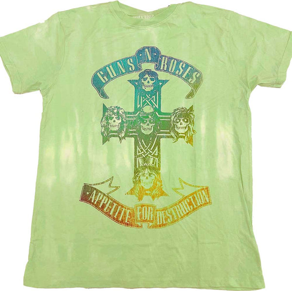 GUNS N' ROSES Attractive T-Shirt, Gradient Use Your Illusion Tour