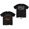 GUNS N' ROSES Attractive T-Shirt, Rose Circle Paradise City