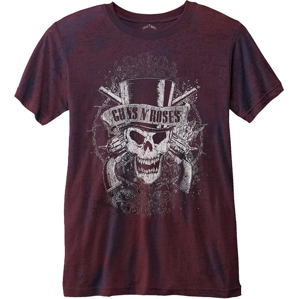 GUNS N' ROSES Attractive T-Shirt, Faded Skull