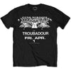 GUNS N' ROSES Attractive T-Shirt, Troubadour Flyer