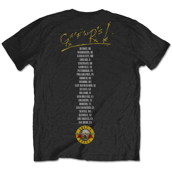 GUNS N' ROSES Attractive T-Shirt, Not In This Lifetime Tour