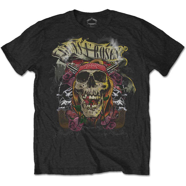 GUNS N' ROSES Attractive T-Shirt, Top Hat, Trashy Skull