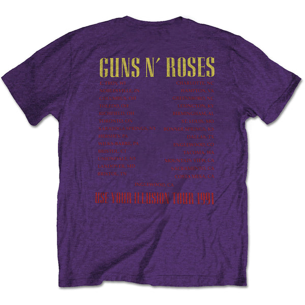 GUNS N' ROSES Attractive T-Shirt, Skull Circle