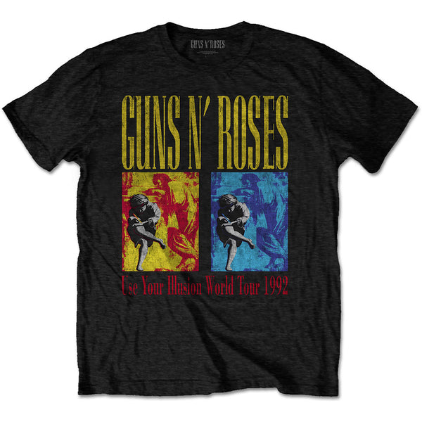 GUNS N' ROSES Attractive T-Shirt, Use Your Illusion World Tour