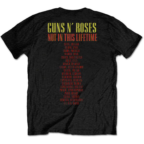 GUNS N' ROSES Attractive T-Shirt, Pistols & Roses