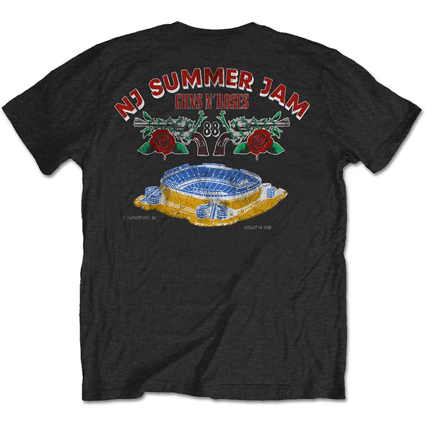 GUNS N' ROSES Attractive T-Shirt, Nj Summer Jam 1988