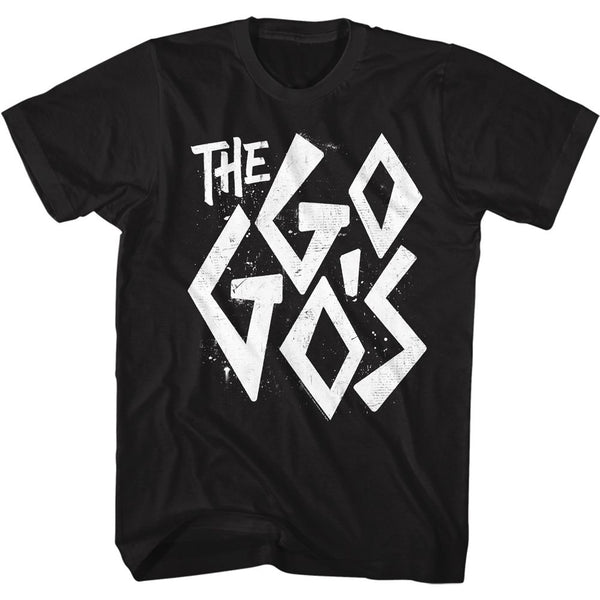 THE GO-GOs Eye-Catching T-Shirt, Distress Logo