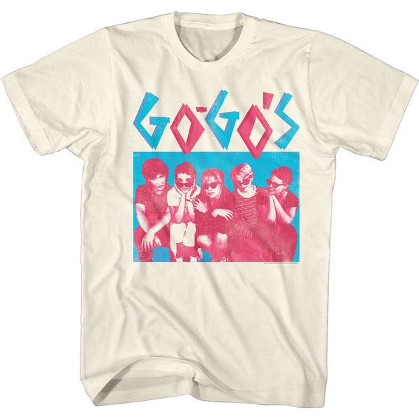 THE GO-GOs Eye-Catching T-Shirt, Colored Group