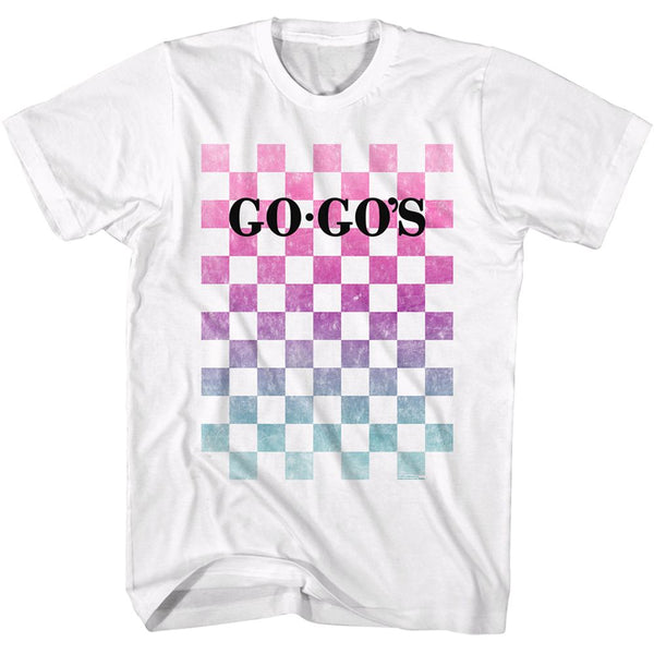 THE GO-GOs Eye-Catching T-Shirt, Checkered