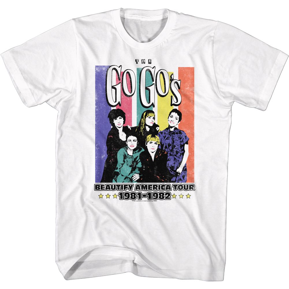 THE GOGOS Eye-Catching T-Shirt, Beauty America