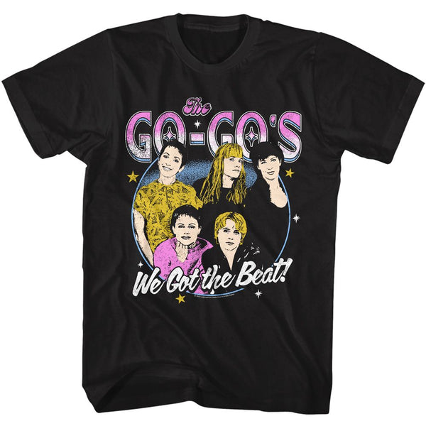 THE GO-GOs Eye-Catching T-Shirt, We Got The Beat