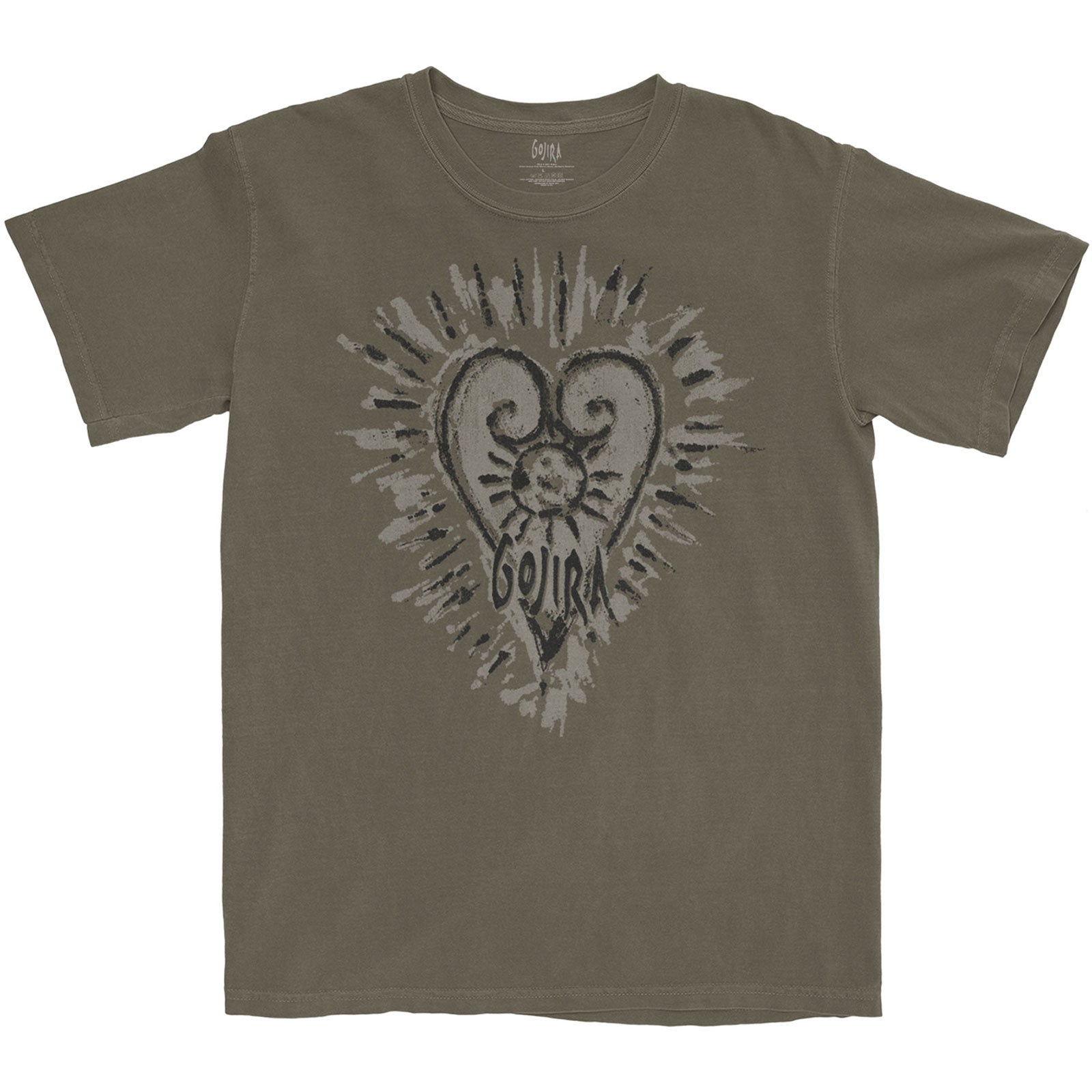 GOJIRA Attractive T-Shirt, Fortitude Heart