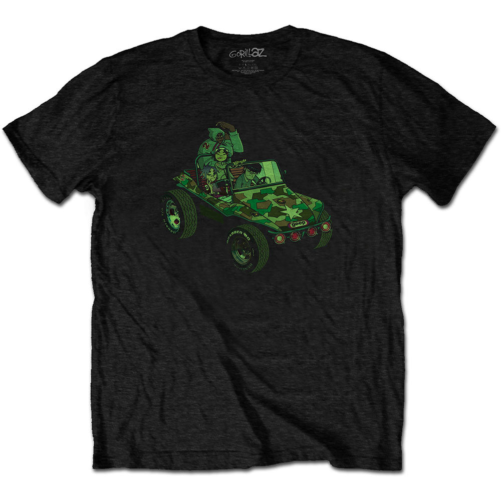 GORILLAZ Attractive T-Shirt, Group Green Geep