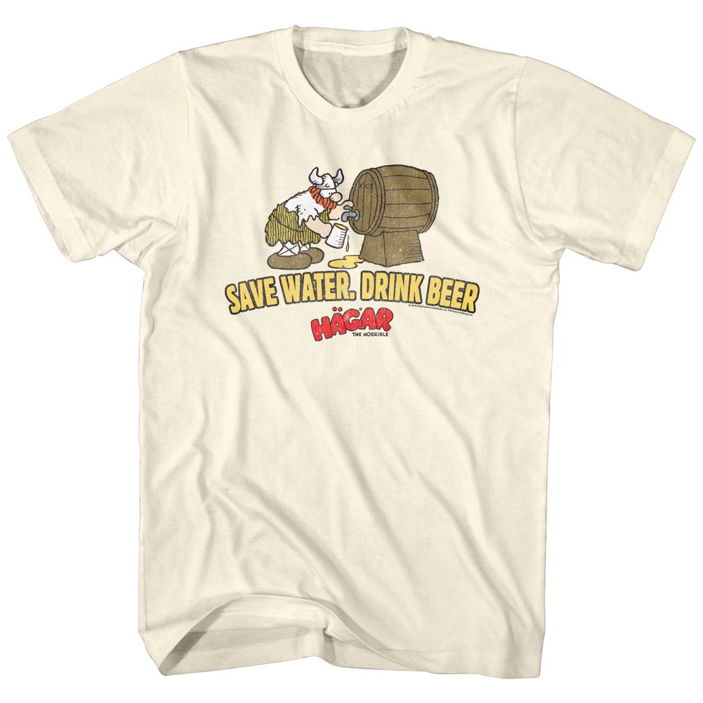 Hagar The Horrible Save Water. Drink Beer T-Shirt