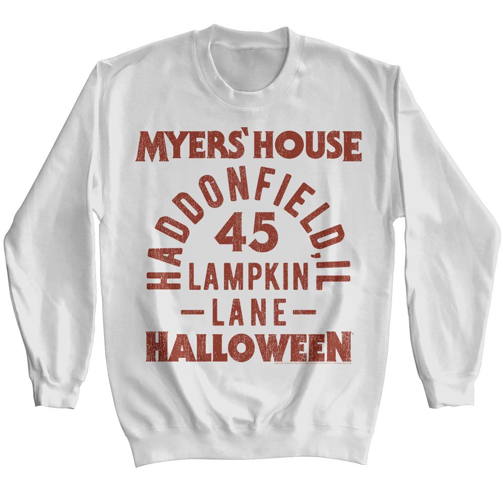 Premium HALLOWEEN Sweatshirt, Myers House Text