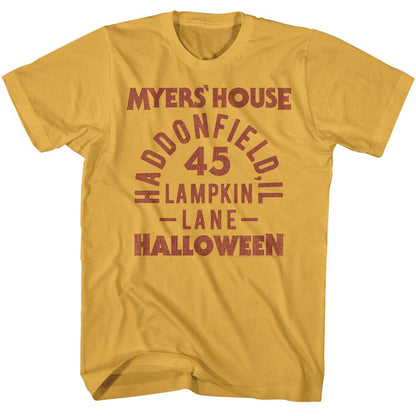 HALLOWEEN Unisex T-Shirt, Myers House Text