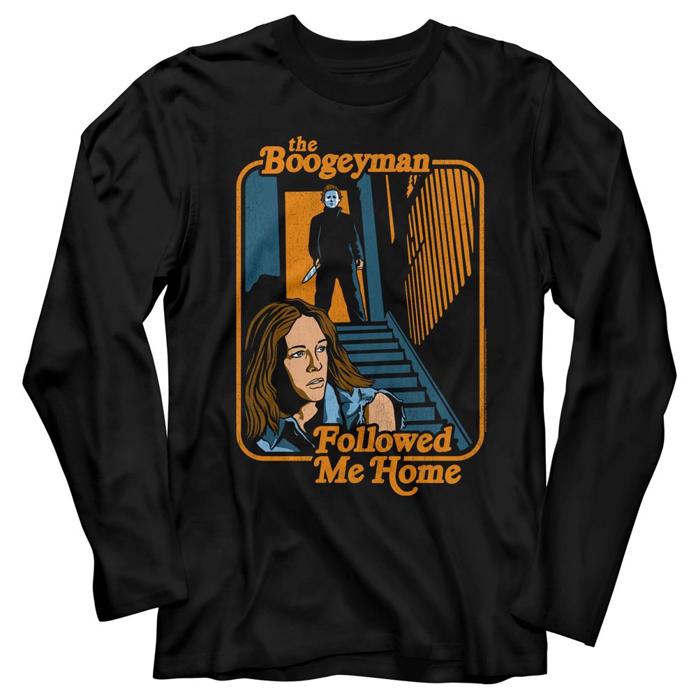 HALLOWEEN Terrific Long Sleeve T-Shirt, Boogeyman Followed