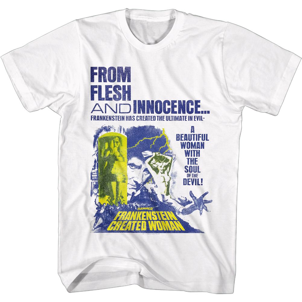 HAMMER HORROR Terrific T-Shirt, Flesh &amp; Innocence