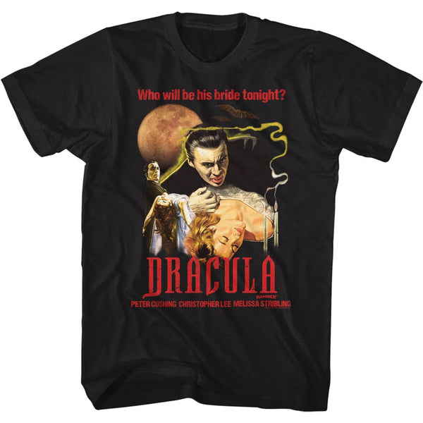 HAMMER HORROR Terrific T-Shirt, Dracula Moon And Candles