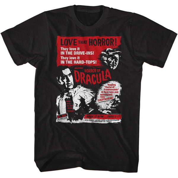 HAMMER HORROR Terrific T-Shirt, Love That Horror