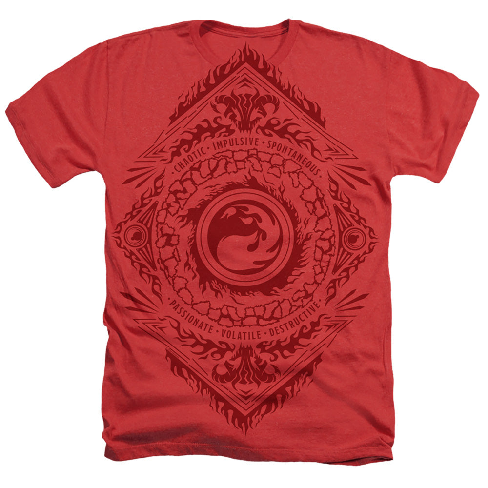 MAGIC THE GATHERING Charming T-Shirt, Red Mana