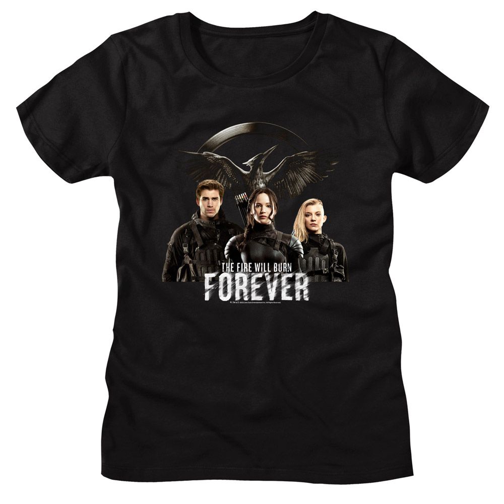 HUNGER GAMES T-Shirt, Fire Will Burn Forever