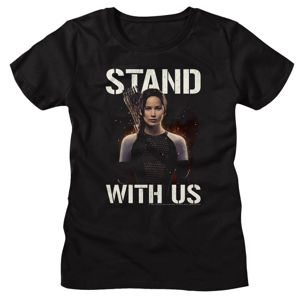HUNGER GAMES T-Shirt, Hunger Games Stand With Us Katniss
