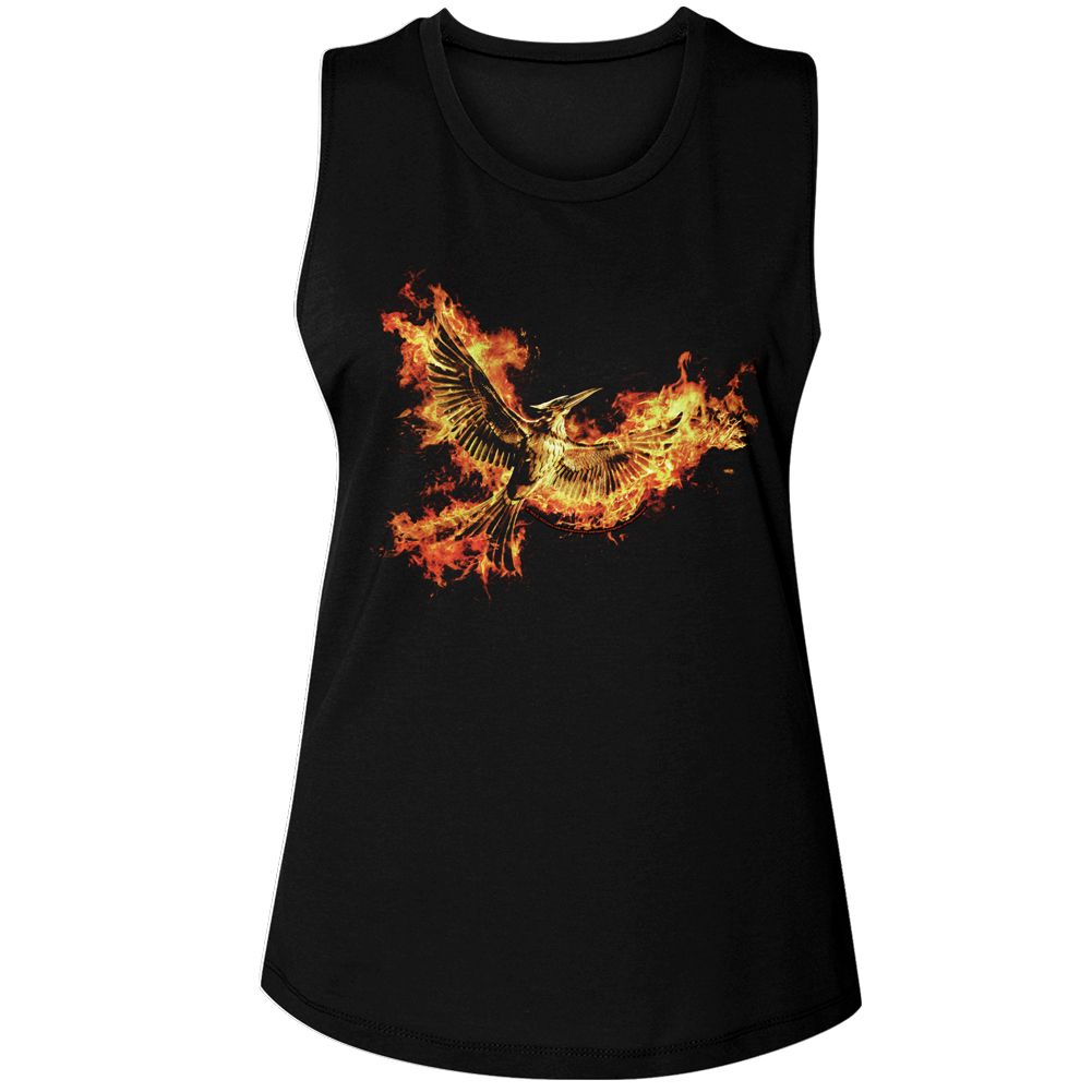 HUNGER GAMES Tank Top , Mockingjay Pt 2 Pin