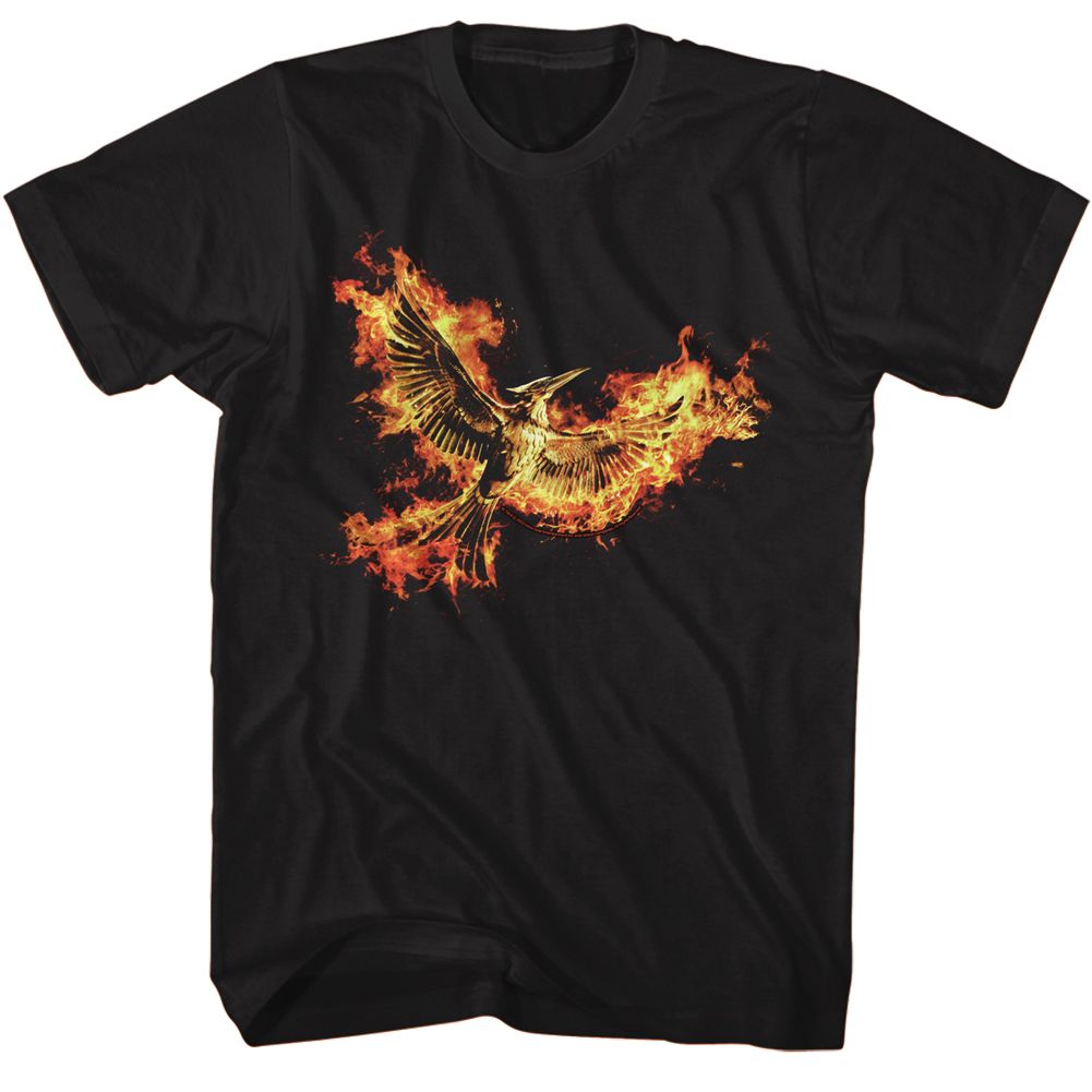 HUNGER GAMES Eye-Catching T-Shirt, Mockingjay Pt 2 Pin