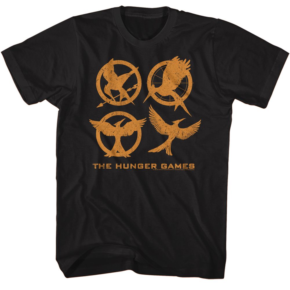 HUNGER GAMES Eye-Catching T-Shirt, Emblems