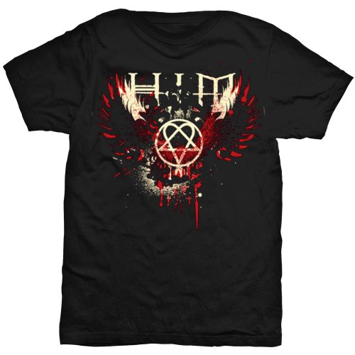 HIM Attractive T-Shirt, Wings Splatter