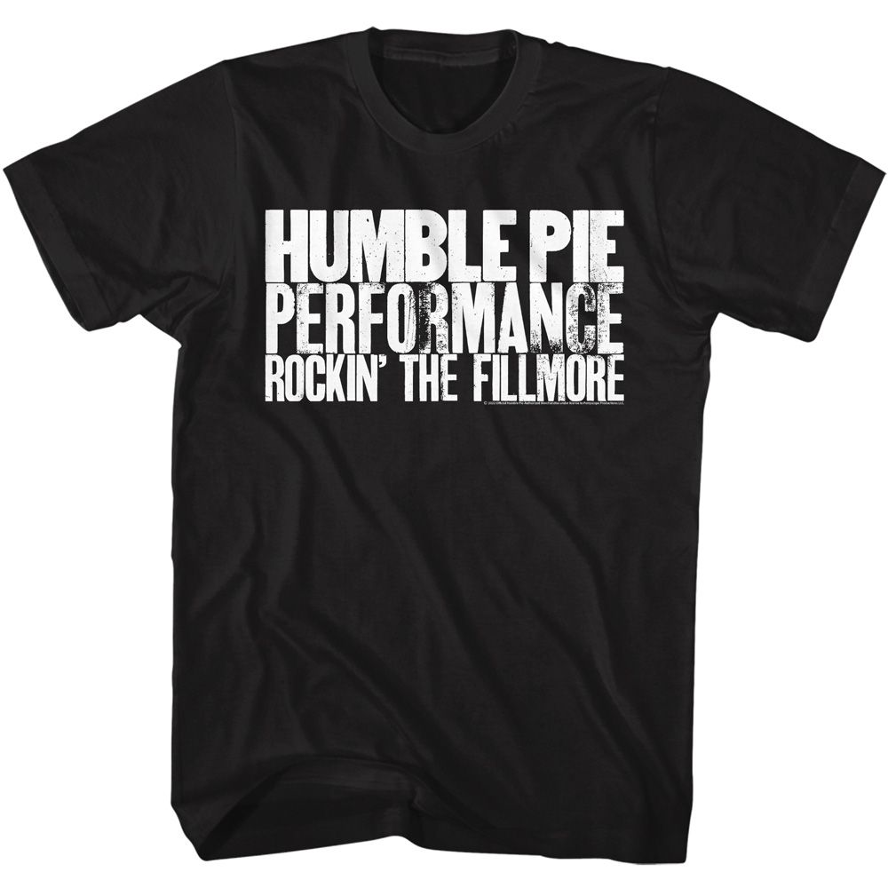 HUMBLE PIE Eye-Catching T-Shirt, Rockin the Filmore