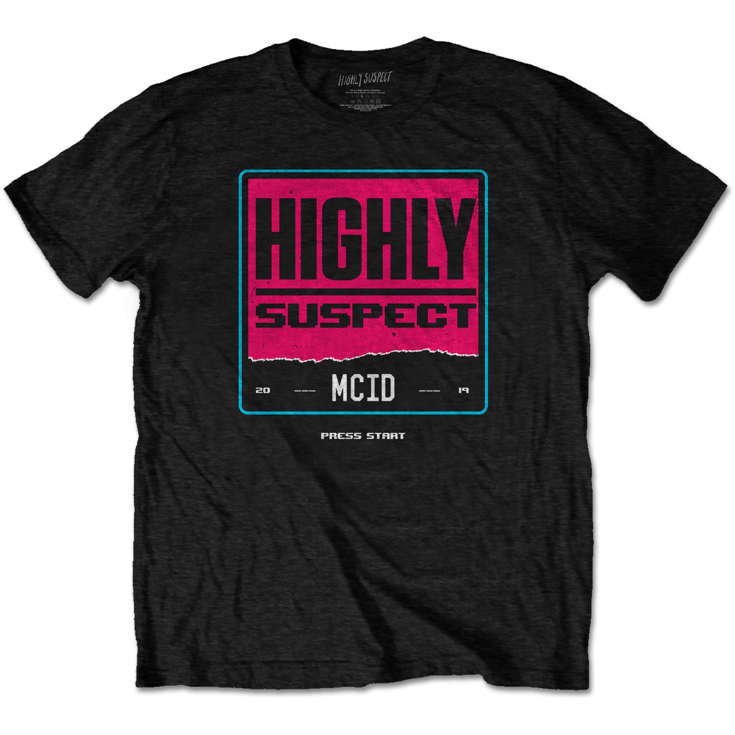 HIGHLY SUSPECT Attractive T-Shirt, Press Start