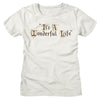 ITS A WONDERFUL LIFE T-Shirt for Ladies, Title Treatment