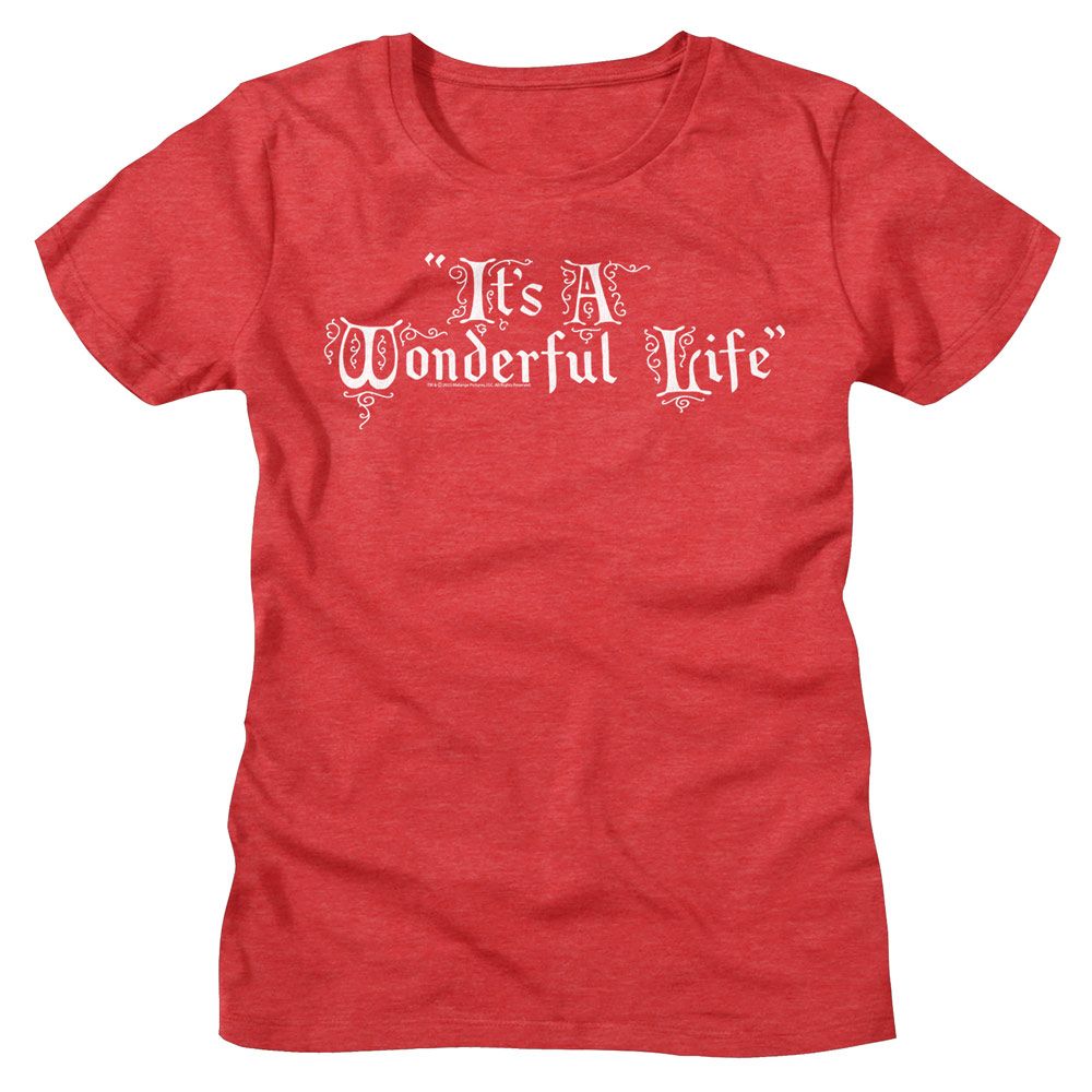 ITS A WONDERFUL LIFE T-Shirt, Title Treatment