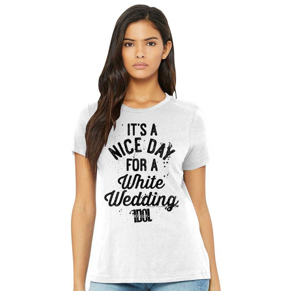 Women Exclusive BILLY IDOL Eye-Catching T-Shirt, Nice Day
