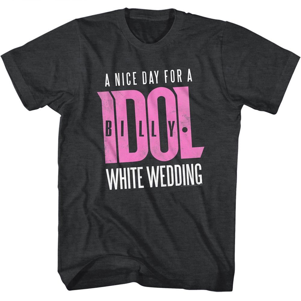 BILLY IDOL Eye-Catching T-Shirt, Pink Idol