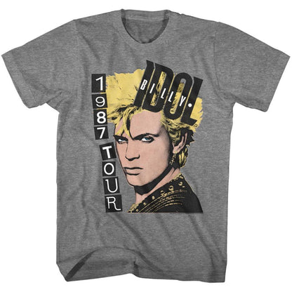 BILLY IDOL Eye-Catching T-Shirt, 1987 Tour