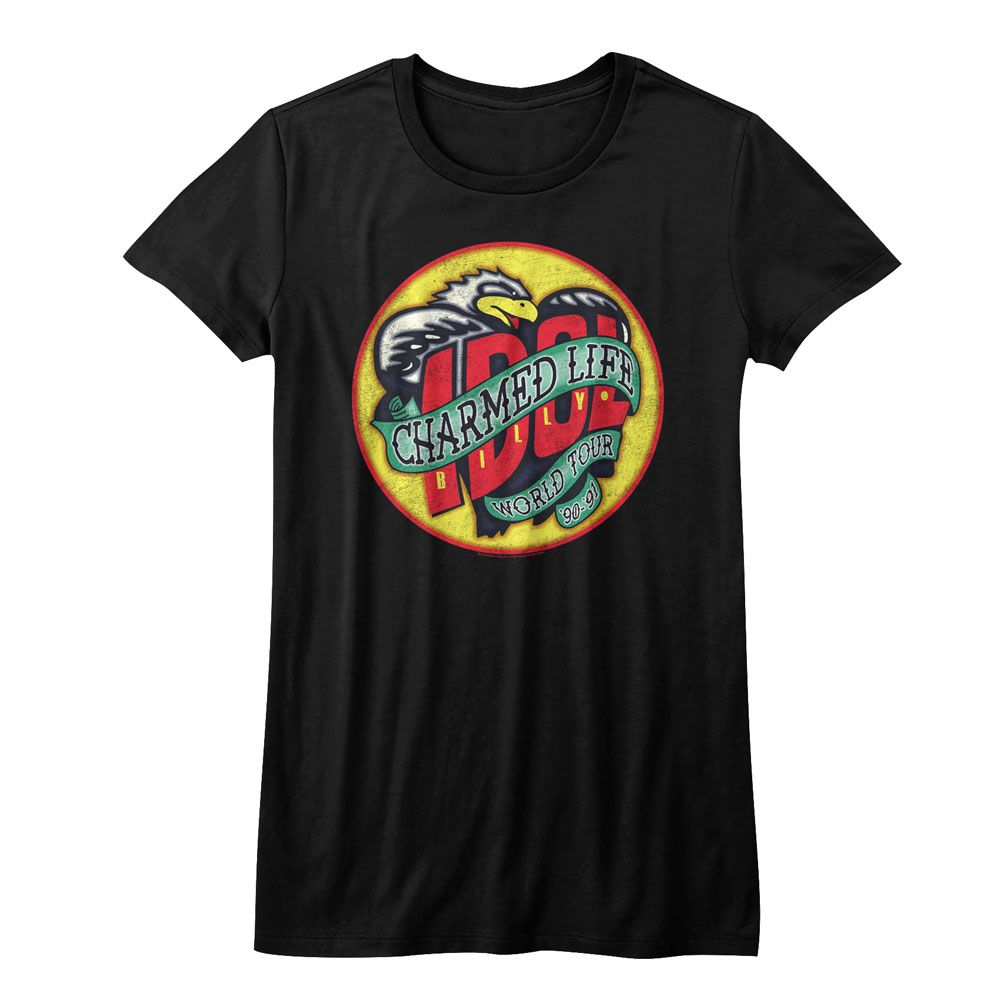 Women Exclusive BILLY IDOL Eye-Catching T-Shirt, Charmed Life