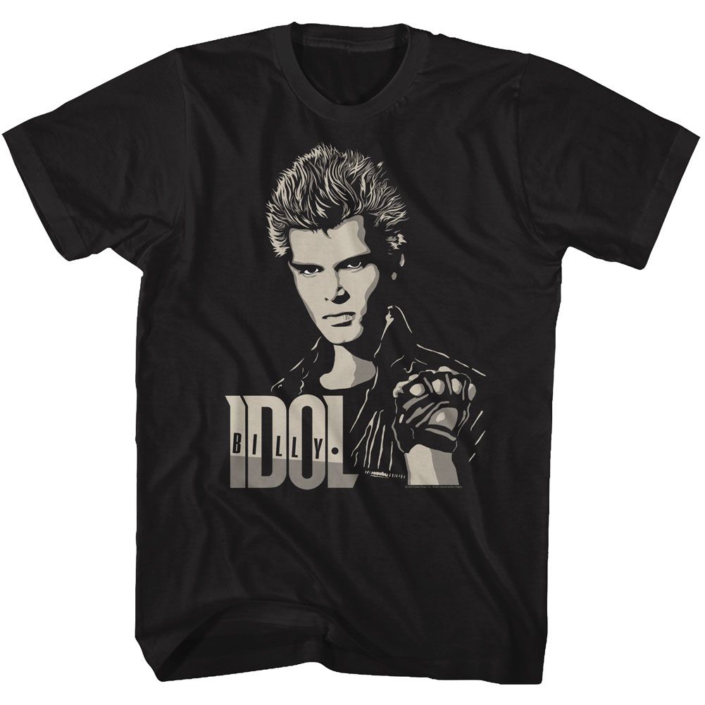 BILLY IDOL Eye-Catching T-Shirt, Comics Billy