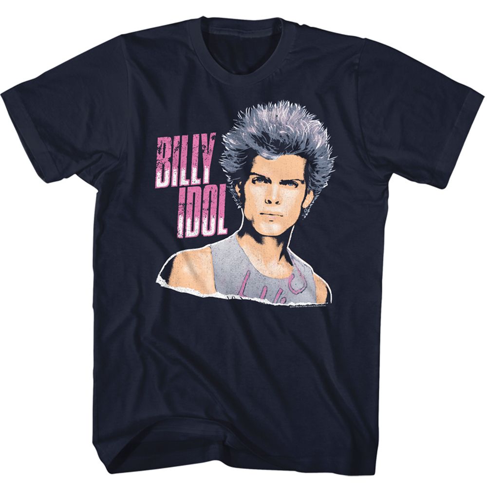 BILLY IDOL Eye-Catching T-Shirt, Soft Clouds