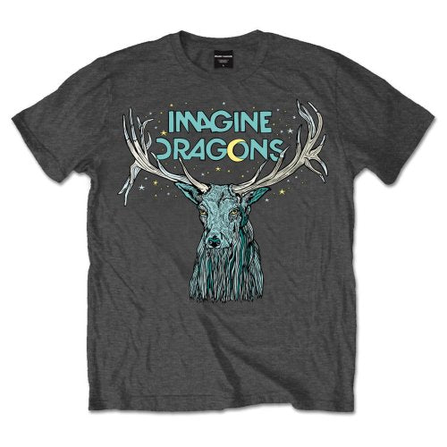 IMAGINE DRAGONS Attractive T-Shirt, Elk In Stars