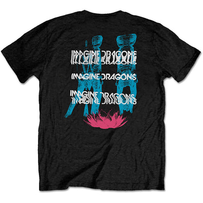 IMAGINE DRAGONS Attractive T-Shirt, Man Glitch