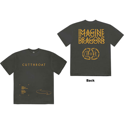 IMAGINE DRAGONS Attractive T-Shirt, Cutthroat Symbols